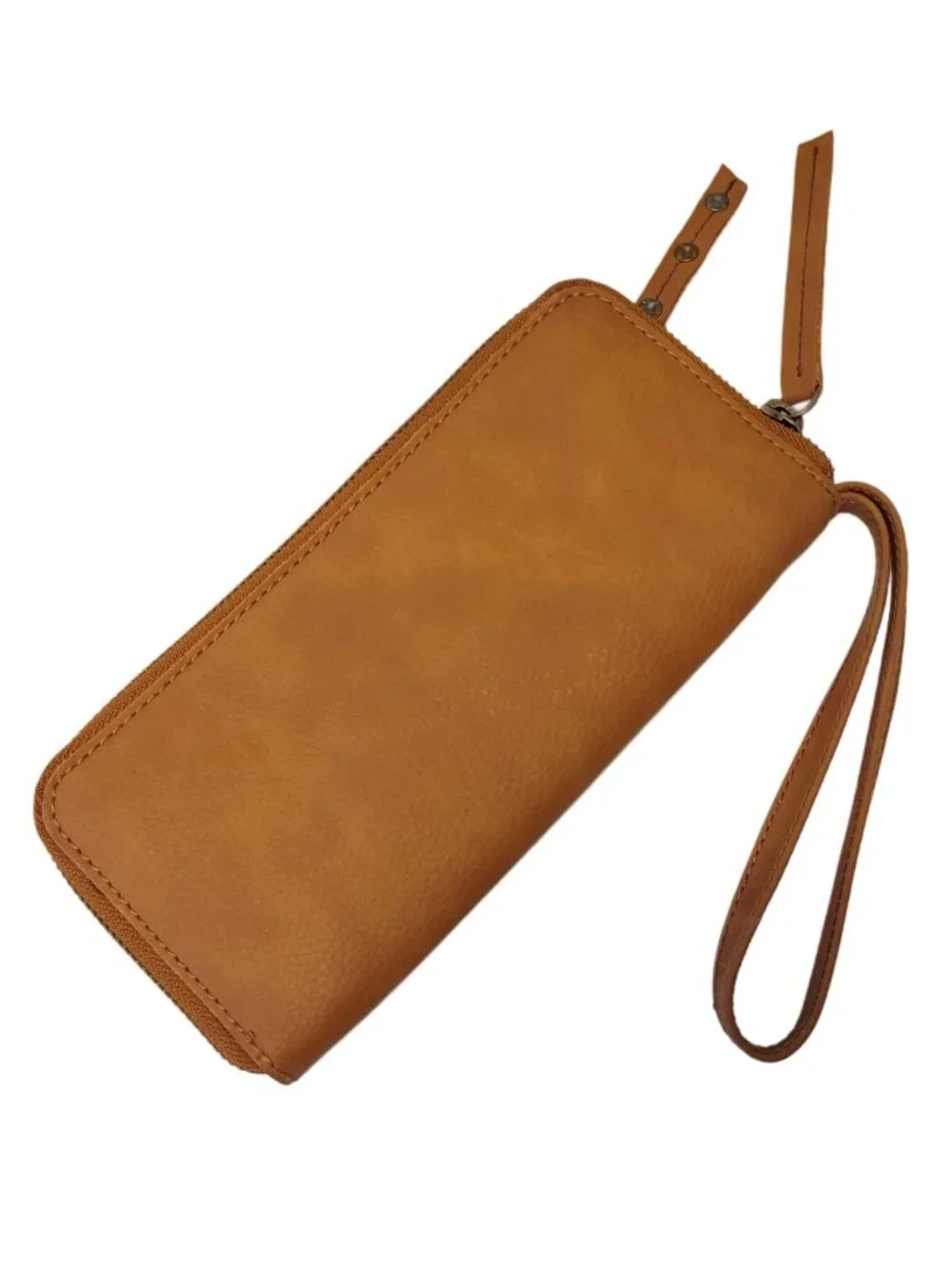 Free People Vegan Leather Zip Around Wallet